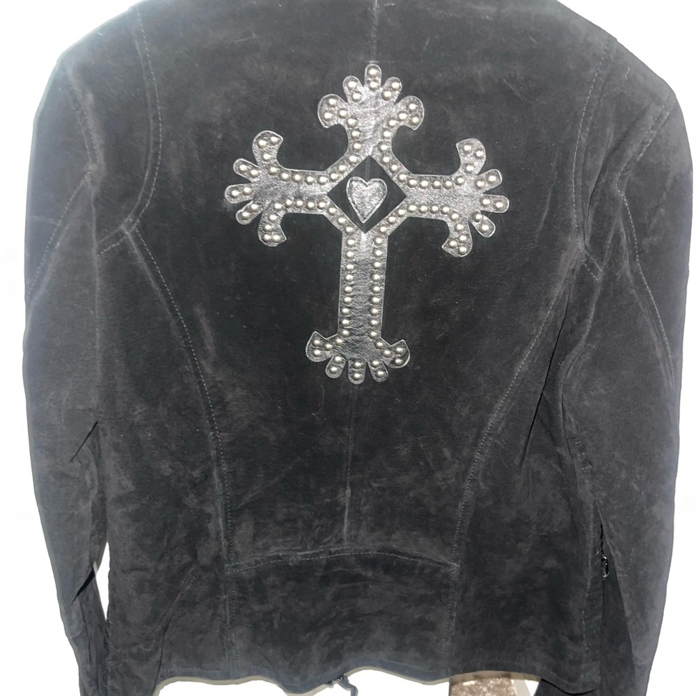 Black Suede Scully Jacket